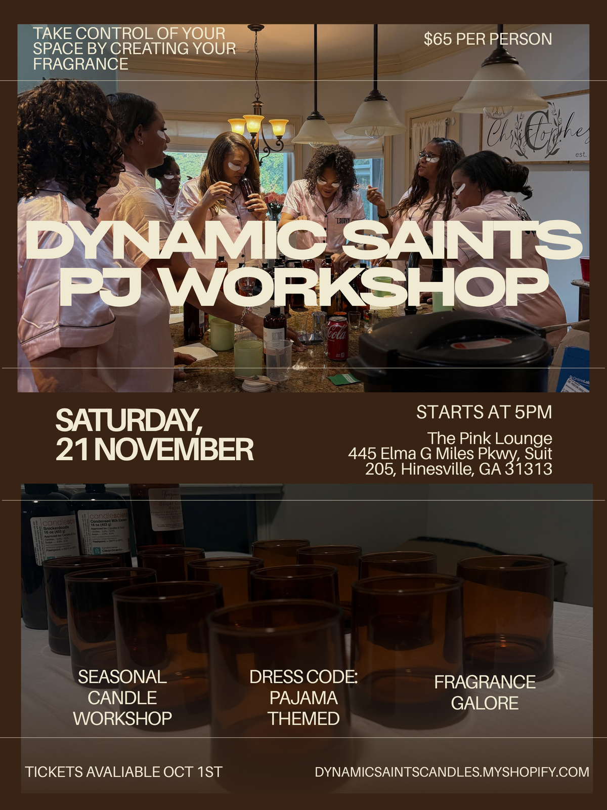 Dynamic Saints PJ Workshop